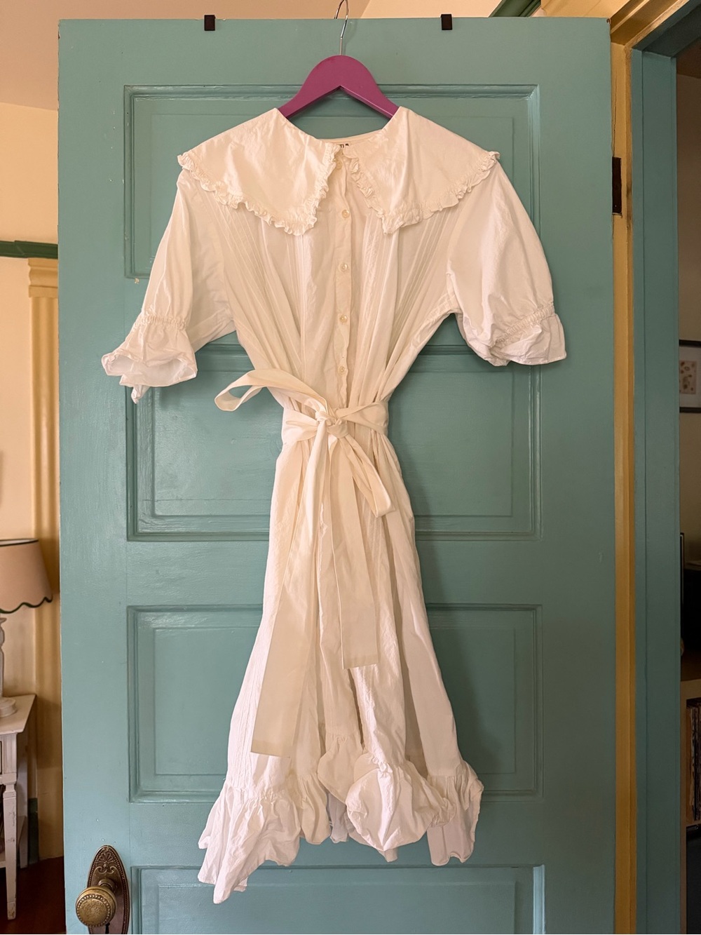 Little Tienda Stevie Dress, white, Martinique (see size chart)